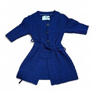 Vintage Y2K babydoll sweater navy blue‎ Aeropostale small